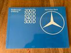 Mercedes-Benz W123 Diesel instructieboekje 1978, Auto diversen, Verzenden