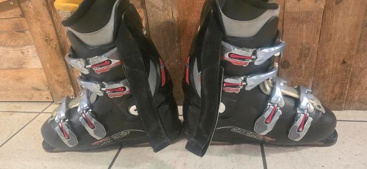 Zgan  Salomon skischoenen  maat 42 ⅔, Sport en Fitness, Skiën en Langlaufen, Zo goed als nieuw, Schoenen, Salomon, 160 tot 180 cm