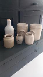 Oud franse potten en fles, Ophalen of Verzenden