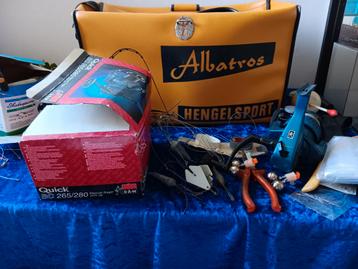 Hengelsport  - tas vol visspullen  beschikbaar voor biedingen