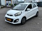 Kia Picanto 1.0 Cvvt 5-DRS 2011 WIT, APK, BLUETOOTH, Auto's, Voorwielaandrijving, Bluetooth, Stof, Zwart