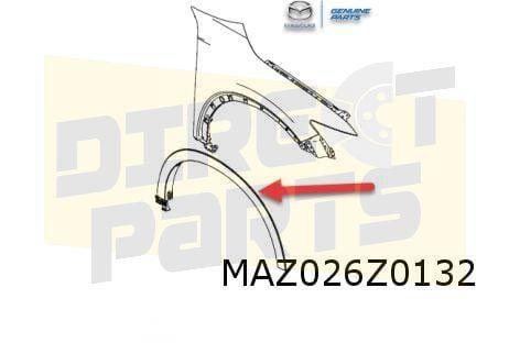 Mazda CX-5 (10/21-) wielkuiplijst voorscherm Rechts (46G mac, Auto-onderdelen, Carrosserie en Plaatwerk, Spatbord, Mazda, Nieuw