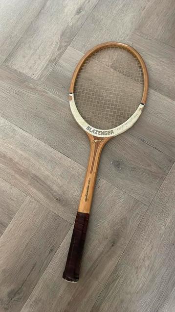 Houten tennisracket vintage beschikbaar voor biedingen