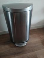 Prullenbak simplehuman, 40 liter of meer, Ophalen, Zo goed als nieuw