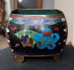 Oud Cloisonné pot Qing dynastie, Antiek en Kunst, Ophalen of Verzenden