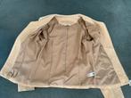 E348 Echt-leren jasje maat M=38 jas jack blazer beige, Maat 38/40 (M), Beige, Ophalen of Verzenden, Zo goed als nieuw