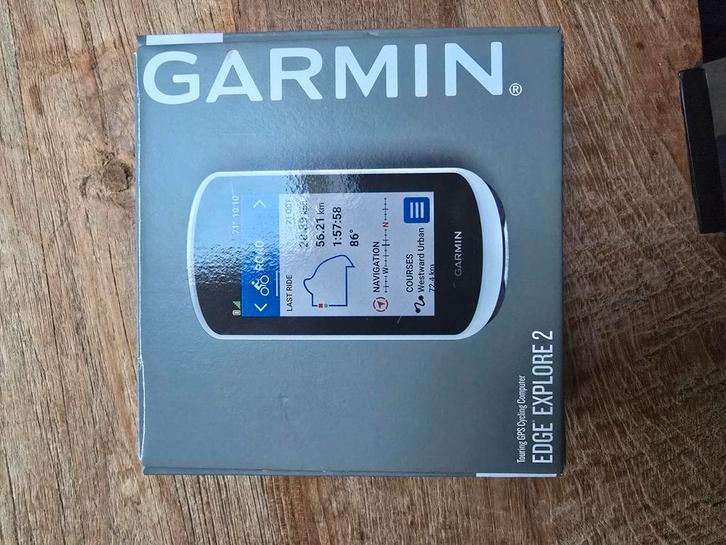 Garmin Edge explore 2, Fietsen en Brommers, Fietsaccessoires | Fietscomputers, Zo goed als nieuw, Cadanssensor, Draadloos, GPS