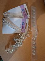 Bruidshaarmode, Ophalen of Verzenden, Zo goed als nieuw, Wit, Accessoires