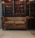 Rodeo Ralph Lauren Chesterfield Cognac 2-zits Bank, Ophalen of Verzenden