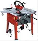 GEZOCHT: onderdelen voor zaagtafel Einhell RT-CC 315U, Doe-het-zelf en Verbouw, Ophalen, Gebruikt, Cirkelzaag, 30 tot 70 mm