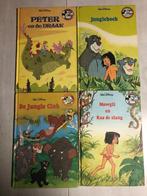 Set van 4 Disney Boekenclub boekjes Jungleboek, Ophalen of Verzenden, Gelezen, Walt Disney, Sprookjes