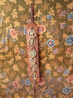 Zes antieke kleppermannetjes uit Engeland aan een riem 82 cm, Antiek en Kunst, Ophalen of Verzenden