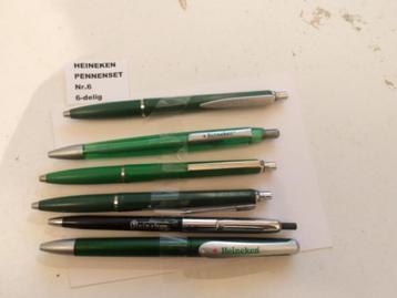 Heineken pennenset (nr.6) 6 verschillende