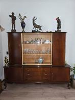 Mooie vintage vitrinekast, Ophalen, Gebruikt, 100 tot 150 cm, Glas