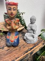 India houtsnijwerk oosters beeldje Indiase beeld, Ophalen of Verzenden, Gebruikt, Mens