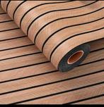 3D Houtmotief Behang - Nieuw in Rol, Ophalen of Verzenden, Bruin, Modern