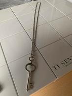 Ti Sento Ketting Sleutel met Zirkonia, Ophalen of Verzenden, Zo goed als nieuw, Zilver, Met hanger