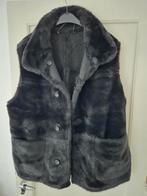 Zwarte fake fur bodywarmer maat 44/46, Kleding | Dames, Ophalen of Verzenden, Zo goed als nieuw, Maat 42/44 (L), Zwart