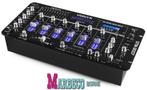 Mengpaneel 6-kanaals mixer SD/USB/MP3/LED/Bluetooth 19", Vonyx, Nieuw, Info@marbeco.nl, Overige instrumenten