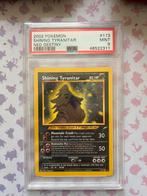 Psa 9 Mint Shining Tyranitar Neo Destiny, Verzenden, Nieuw, Losse kaart, Foil