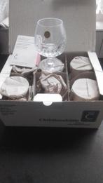 Te koop 6 kristallen cognac glazen., Antiek en Kunst, Antiek | Glas en Kristal, Ophalen