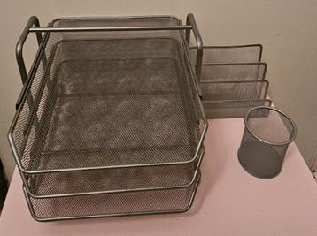 Ikea brievenbakje/post organizer en andere buro spullen, set beschikbaar voor biedingen