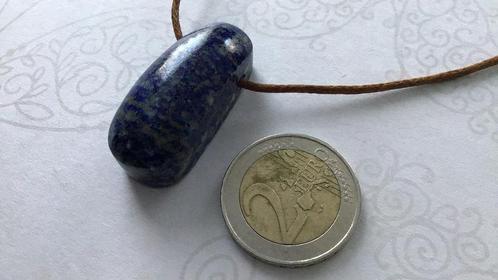 Mooie masieve hanger edelsteen doorboord Lapis Lazuli, Sieraden, Tassen en Uiterlijk, Kettinghangers, Nieuw, Steen of Mineraal