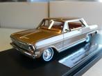 chevrolet nova 2deurs coupe 1963 - goldvarg 1/43 van 109 nu, Hobby en Vrije tijd, Modelauto's | 1:43, Verzenden, Nieuw, Auto, Overige merken