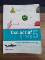 Taal Actief - Groep 5 - Antwoordenboek Spelling 5A, Ophalen of Verzenden, Zo goed als nieuw, Overige niveaus, Nederlands
