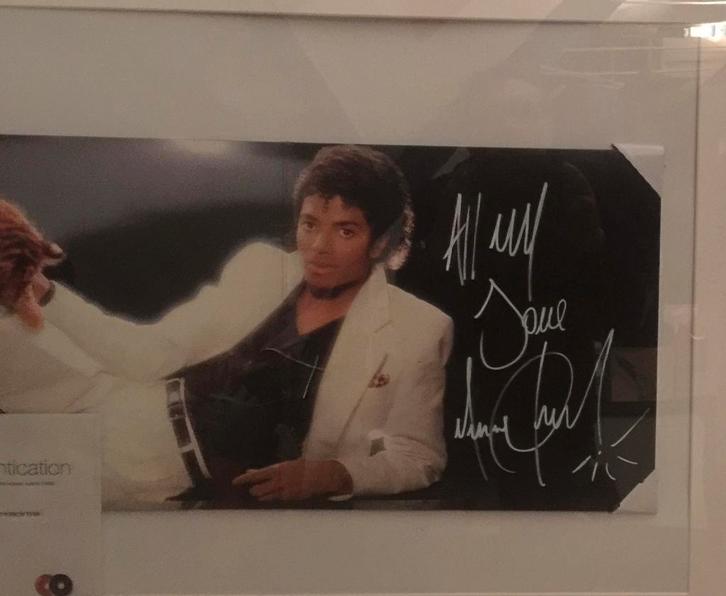 Michael Jackson thriller gesigneerd met coa vinyl, Cd's en Dvd's, Vinyl | Pop, Nieuw in verpakking, 1980 tot 2000, 12 inch, Ophalen of Verzenden