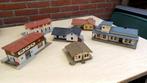 Diverse Stations 6 stuks voor 10€ samen, Overige merken, Gebruikt, Gelijkstroom of Wisselstroom, Brug, Tunnel of Gebouw