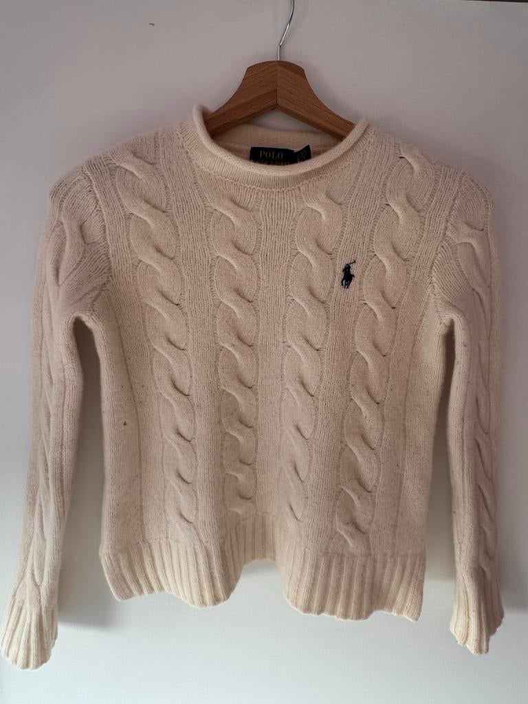 Ralph Lauren trui, Ophalen of Verzenden, Gedragen, Maat 34 (XS) of kleiner, Beige