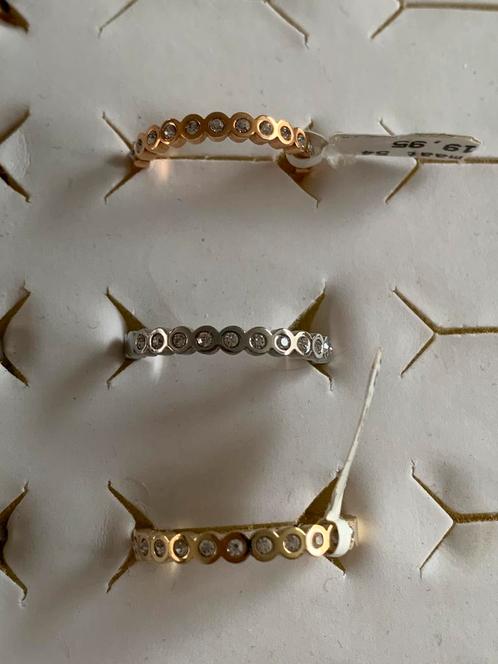 Melano Friends Wave cz ringen, Sieraden, Tassen en Uiterlijk, Ringen, Nieuw, Dame, 17 tot 18, Goud, Verzenden