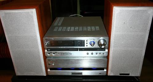 stereoset vintage kenwood C/M AX7, Audio, Tv en Foto, Stereo-sets, Gebruikt, Cd-speler, Dvd-speler, Tuner of Radio, Speakers, Overige merken