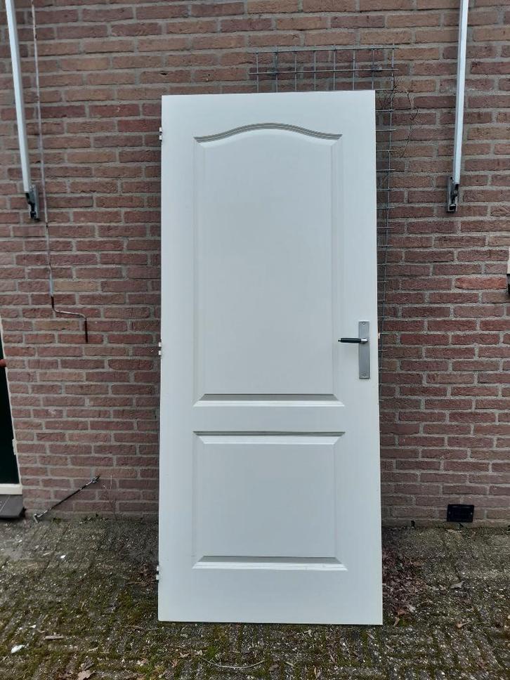 binnendeuren, Doe-het-zelf en Verbouw, Deuren en Horren, Gebruikt, Binnendeur, 200 tot 215 cm, Hout, Ophalen