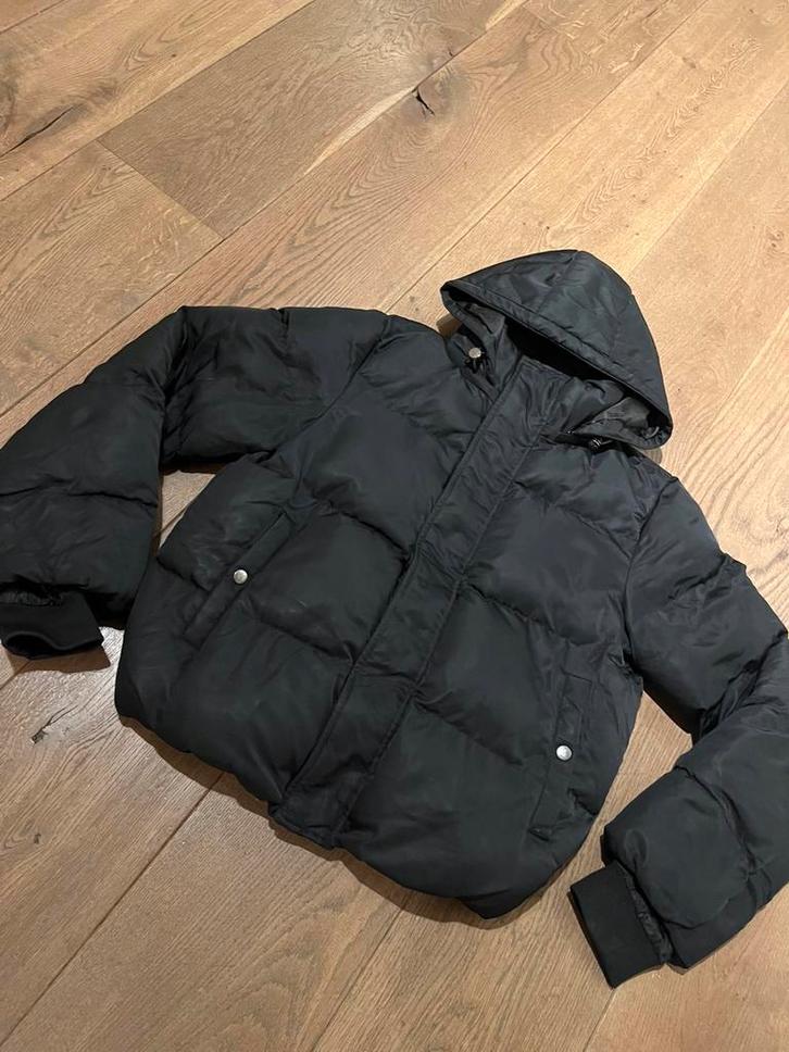 Daily Paper - puffer jas - zwart - XS/S, Kleding | Heren, Jassen | Winter, Zo goed als nieuw, Maat 46 (S) of kleiner, Zwart, Ophalen of Verzenden