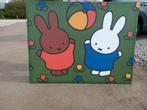 Nijntje doek gedrukt op canvas.
Groot formaat 90 x 45 cm., Ophalen, Zo goed als nieuw, Wanddecoratie