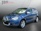 Volkswagen Polo 1.4-16V Cross airco cruise control hoogzitte, 15 km/l, Gebruikt, Blauw, Origineel Nederlands