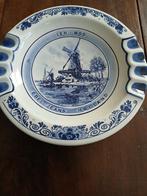 Delftsblauw asbak met Hollandse landschap, molen, Ophalen of Verzenden