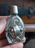 antieke sterling zilveren gedecoreerde parfumfles 925, Antiek en Kunst, Ophalen of Verzenden, Zilver