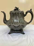 Antiek theepot verzilverd, Antiek en Kunst, Ophalen of Verzenden