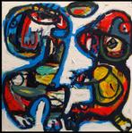 Henk Vierveijzer - Balspel - olie op canvas - 1990, Ophalen