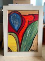 Kunst - Tweeluik van Rnesto, Antiek en Kunst, Kunst | Schilderijen | Modern, Ophalen