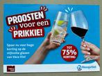 Hoogvliet zegels Vacu Vin glazen 2 volle kaarten, Overige supermarkten, Ophalen