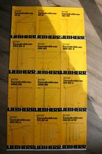 Folders Liebherr-torenkranen, Ophalen of Verzenden, Zo goed als nieuw, Folder