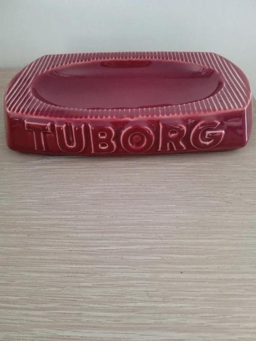 vintage keramische asbak tuborg, Verzamelen, Biermerken, Zo goed als nieuw, Overige typen, Overige merken, Ophalen of Verzenden