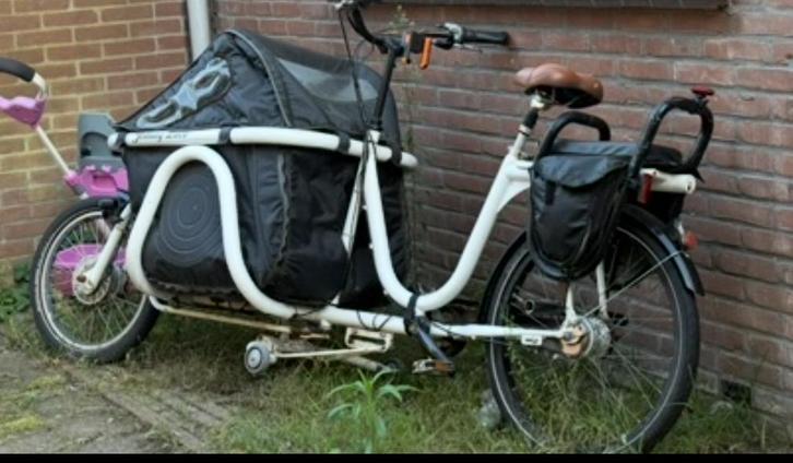 Johnny Loco E-Bakfiets - Perfect voor het gezin!, Fietsen en Brommers, Fietsen | Bakfietsen, Gebruikt, Johnny Loco, 2 kinderen