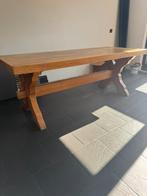 Houten Eettafel 200x80, Ophalen, Gebruikt, Eikenhout, 200 cm of meer