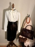 TUZZI ROK SNAKE BROWN, Maat 38/40 (M), TUZZI, Bruin, Verzenden