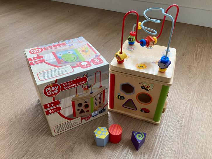 Playtive 5-in-1 Activiteitenkubus, Kinderen en Baby's, Speelgoed | Educatief en Creatief, Zo goed als nieuw, Bouwen, Ophalen